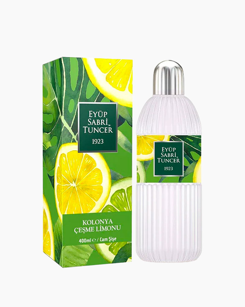 kolonya-cesme-limonu Çeşme Lemon Cologne 400 ML Glass Bottle - Image 1