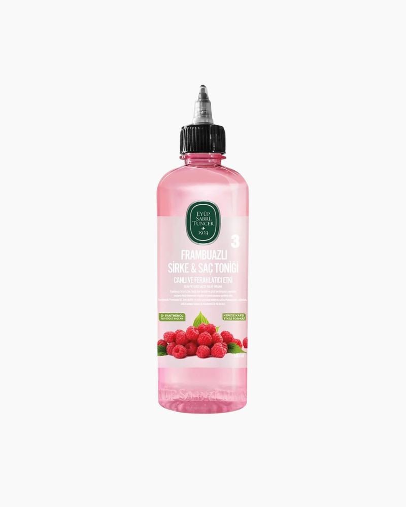 تونك _ خل توت العليق للشعر _ 100 مل ٥٠٠-kiraz-cicegi-kolonyali-mendil 3 Raspberry Vinegar Hair Tonic 500 ML - Image 1