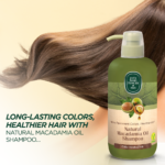 Natural Macadamia Oil Shampoo 600 ML - Image 3
