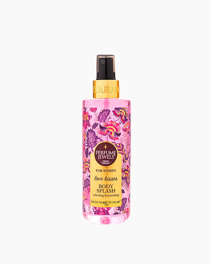 bodysplash-lovekisses.jpg Perfume Jewels Love Kisses Body Splash 250 ML - Image 1