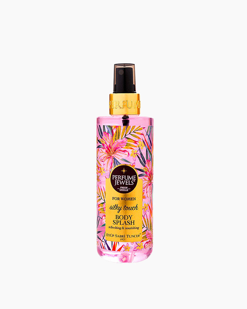 bodysplash-silkytouch.jpg معطر جسم نعومة الحرير - الياسمين والورد - 250 مل - Image 1